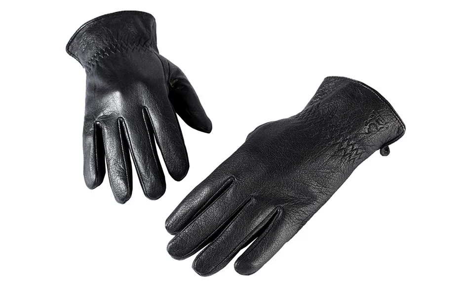 Красивый мужской перчатки, натуральная Кожа, кожа мужские перчатки, мужские черные перчатки, Спандекс, Кожаные перчатки мужчин