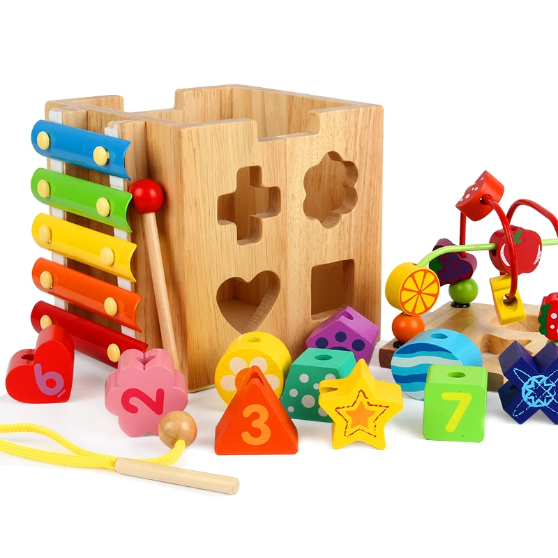 1 шт. детские развивающие сокровища вокруг жемчужных бусин детские игрушки строительные блоки для мальчиков и девочек