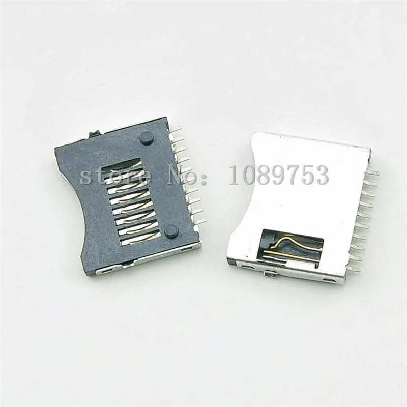 20 шт. Micro SD TF карты памяти розетки соединители Слот держатель адаптер DIY