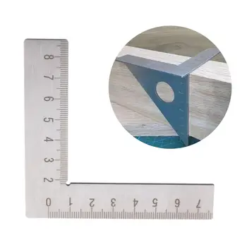 

High Quality Stainless Steel Woodworking Ruler Square Layout Miter Triangle Rafter 45 90 Metric Gauge Measuring Tools
