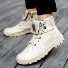 Мужские зимние сапоги Мужская обувь модная парусиновая обувь с высоким берцем Для мужчин повседневная обувь ботильоны зимние ботинки челси Zapatos De Hombre