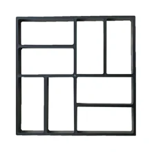 Черный многоразовый своими руками тротуарный тропник, бетонный шаговый каменный укладчик, газон, сад, патио, садовые инструменты для дома