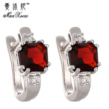 Женские Красочные брендовые кубические циркония элегантные сережки со стразами изысканные ювелирные изделия аксессуары модные посеребренные бусины серьги-гвоздики