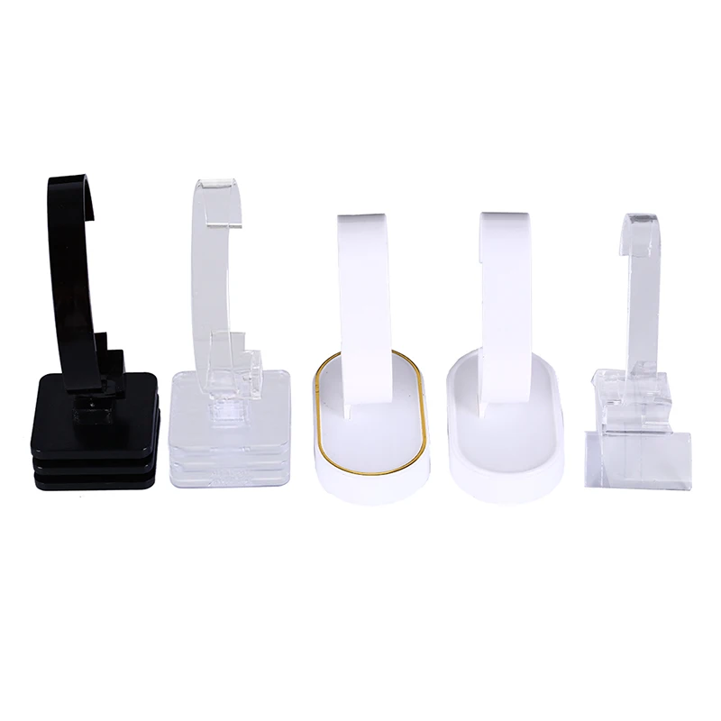 Clear C-Model Jewelry Organizer Stand Stand Watch Bracelet Bangle Showing Display Holder Rack Station Jewelry Hard Display