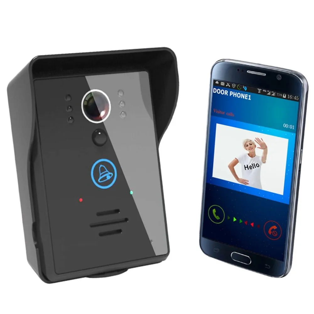 

Smart Wifi Remote Rainproof Video Camera Door Phone Intercom Wireless Doorbell Camera Support Android & IOS with IR night vision