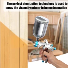 Профессиональный Аэрозоль машина из нержавеющей стали с гравитационным кормом контейнер ручной распыления краски ing DIY инструмент спрей краска