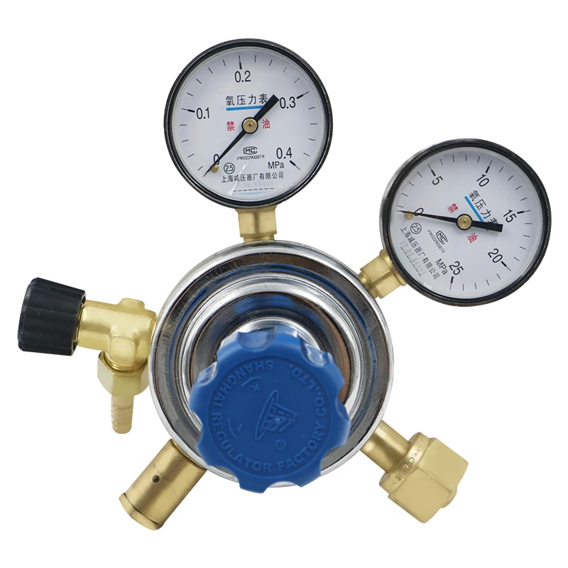 

YQY-6 oxygen reducer with output, flow fine adjustment pressure relief valve pressure gauge