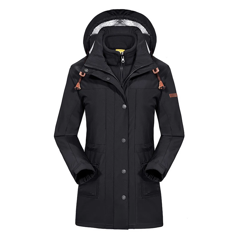 Fashion Womens Winter Waterproof 3in1 Fleece Liner Jacket Women Casual