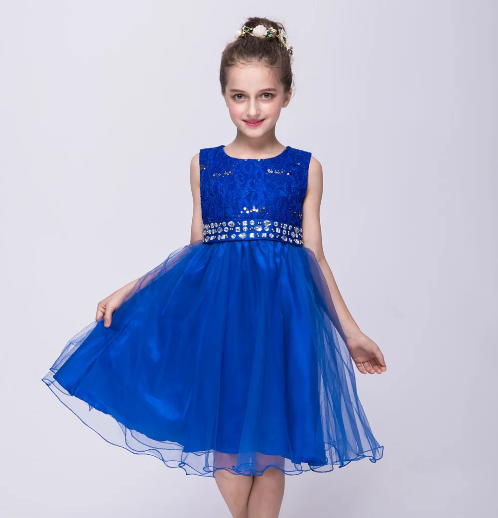 Luckyqiang Fashion Old Flower Girl Dress kids dress baby ...