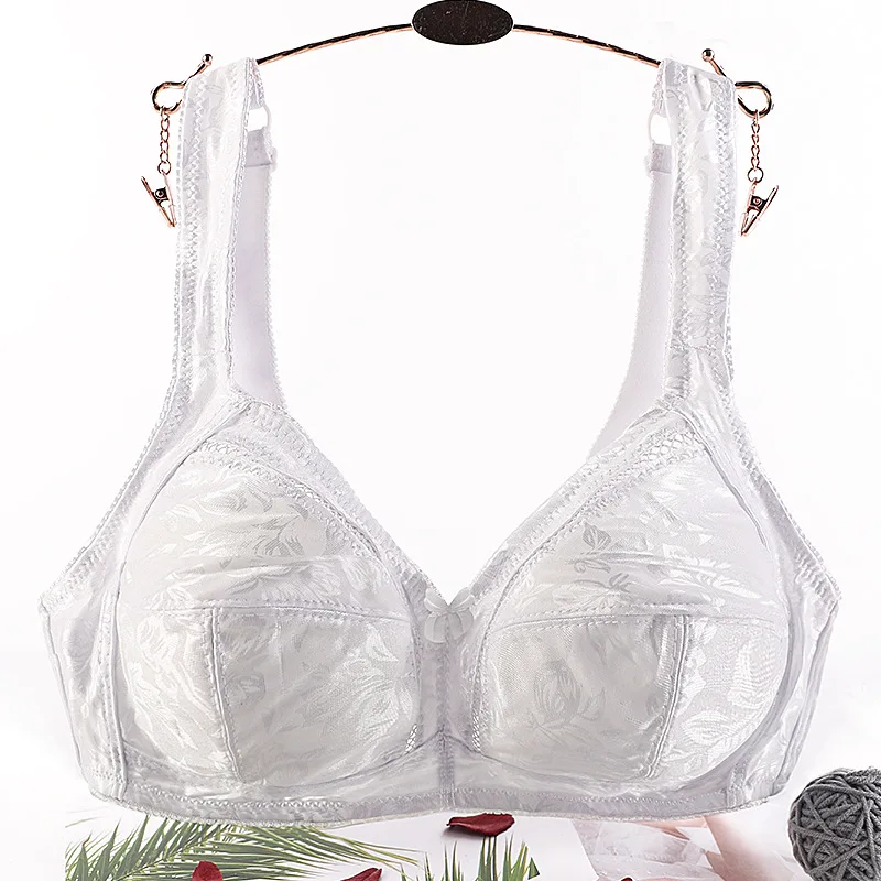 

New Sexy Ladies Printed Underwear Feminine Adjustment Seamless Lingerie Gathered Wire Free Bras Plus Size Bra