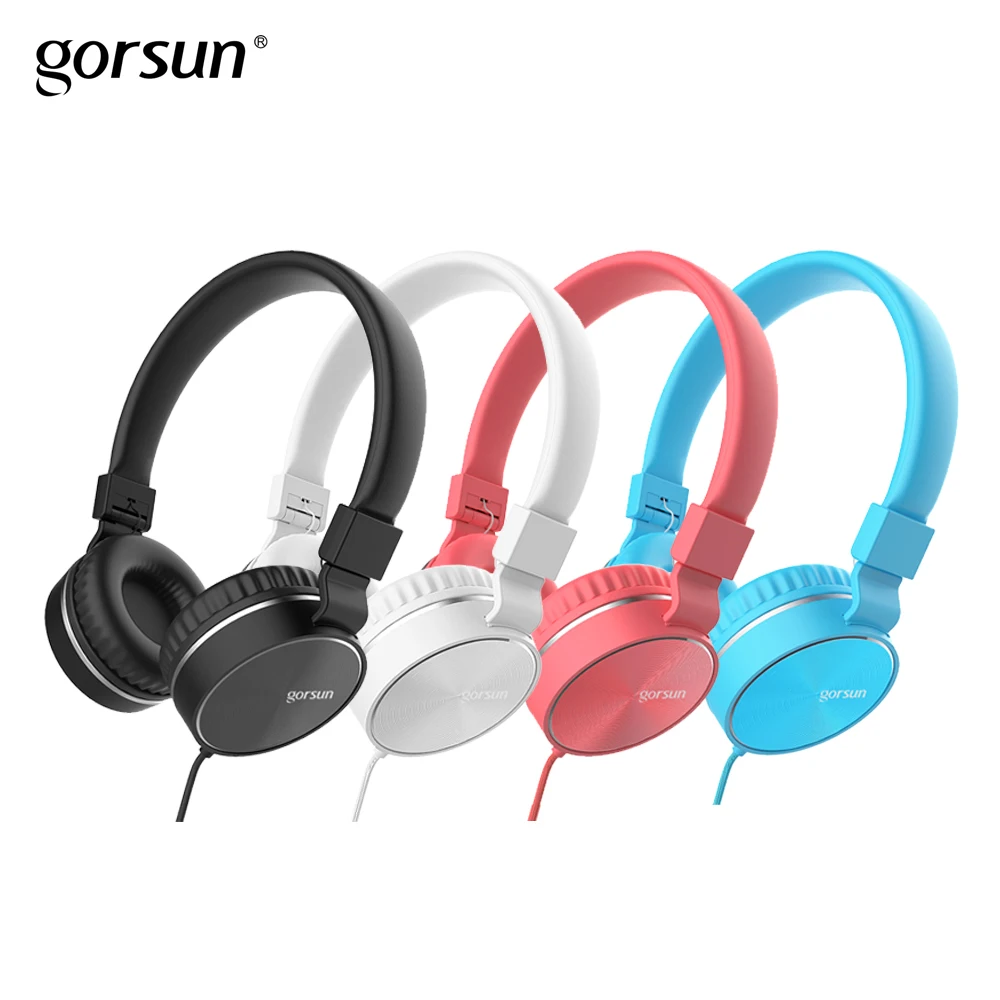 Wired Headphones With Mic Portable Foldable On Ear Headset With Microphone Volume Control For Phones Xiaomi