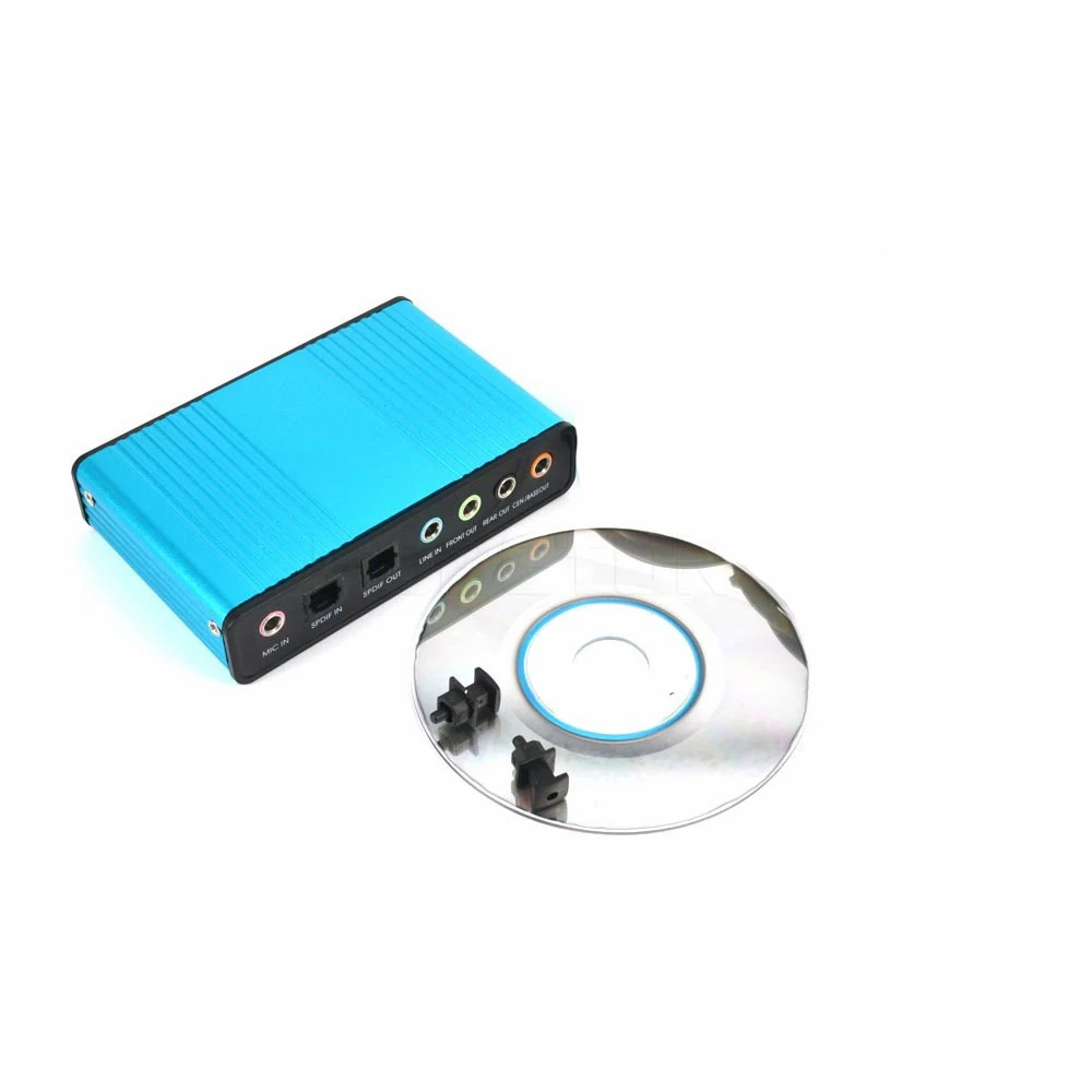Звуковая карта Внешний Канал 5,1/7,1 оптическая аудио USB звуковая карта 5 каналов USB 2,0 внешние звуковые карты для ПК ноутбука динамик