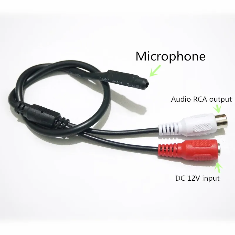

CS-06 Mini adjustable sound monitor,Microphone,For CCTV Camera