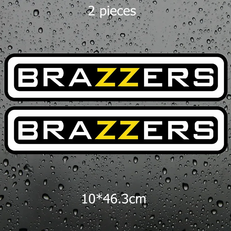 Three Ratels TZ-1384 4.9*22.5см прикольные полноцветные наклейки на авто brazzers большая наклейка на лобовое стекло наклейка для авто - Название цвета: 1384B colorful 2 pcs