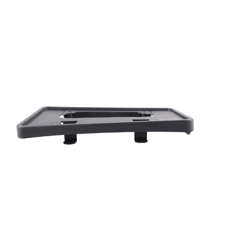 Set Front Bumper Guards Pads Car License Plate Bracket For Ford F150 09-14 License Plate Holder Mounting Bracket Black (5)