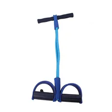 HOT Body Building Yoga Foot Pull Up Elastic Expander Tension Rubber Foam Rally Slim Legs Pedal Exerciser Yoga Gym Fitness Equipm