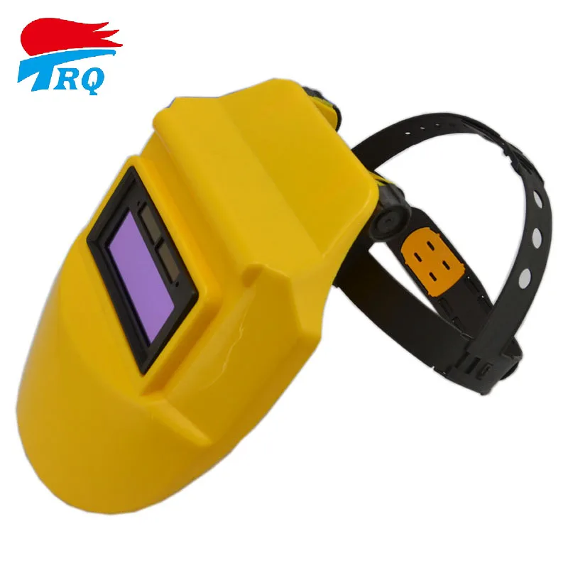 

Solar battery Auto Darkening Welding Helmet Lens Welding Filter Welding Equipment TIG MIG MMA Electric Yellow Apple 90*32mm Mask