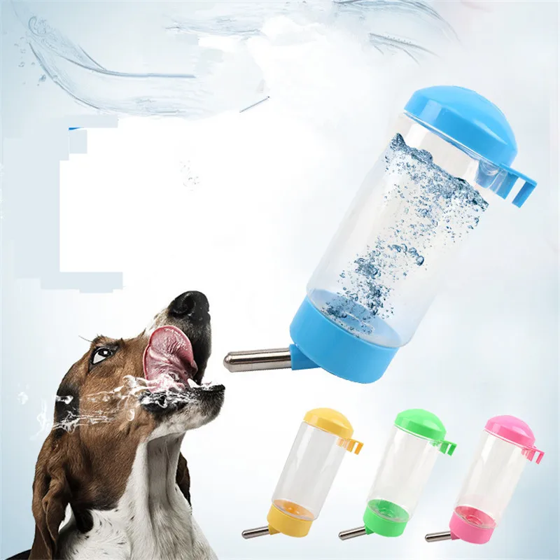 Pet Water Bottle for Dogs Capacity Rear-filling Water Feeder Hanging No-Drip Water Drinking Outdoor summer sport  MayO9 (4)