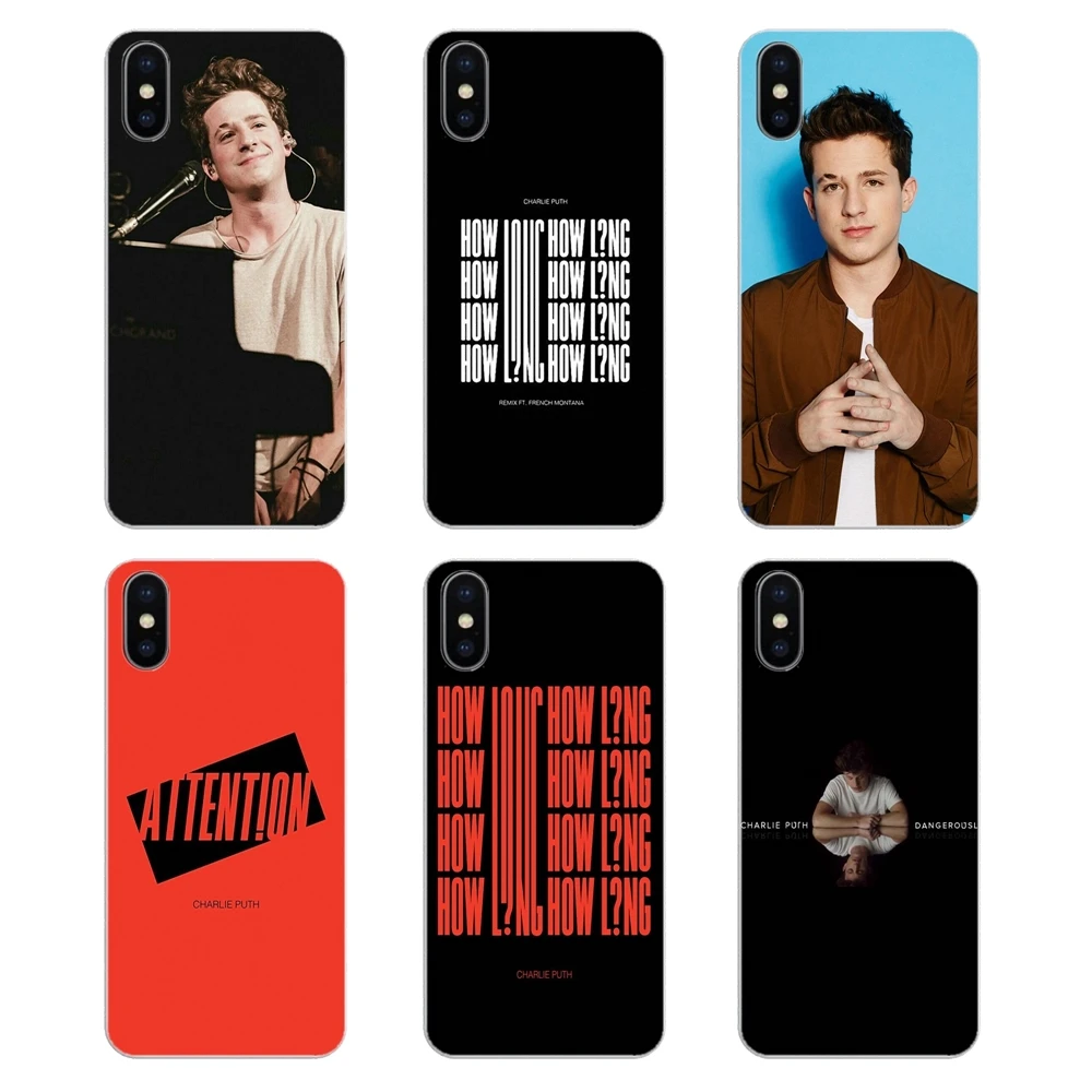 Мягкий ТПУ чехол для телефона charlie puth внимание коллаж Xiaomi Mi6 Mi 6 A1 Max Mix 2 5X 6X Redmi Note 5 5A