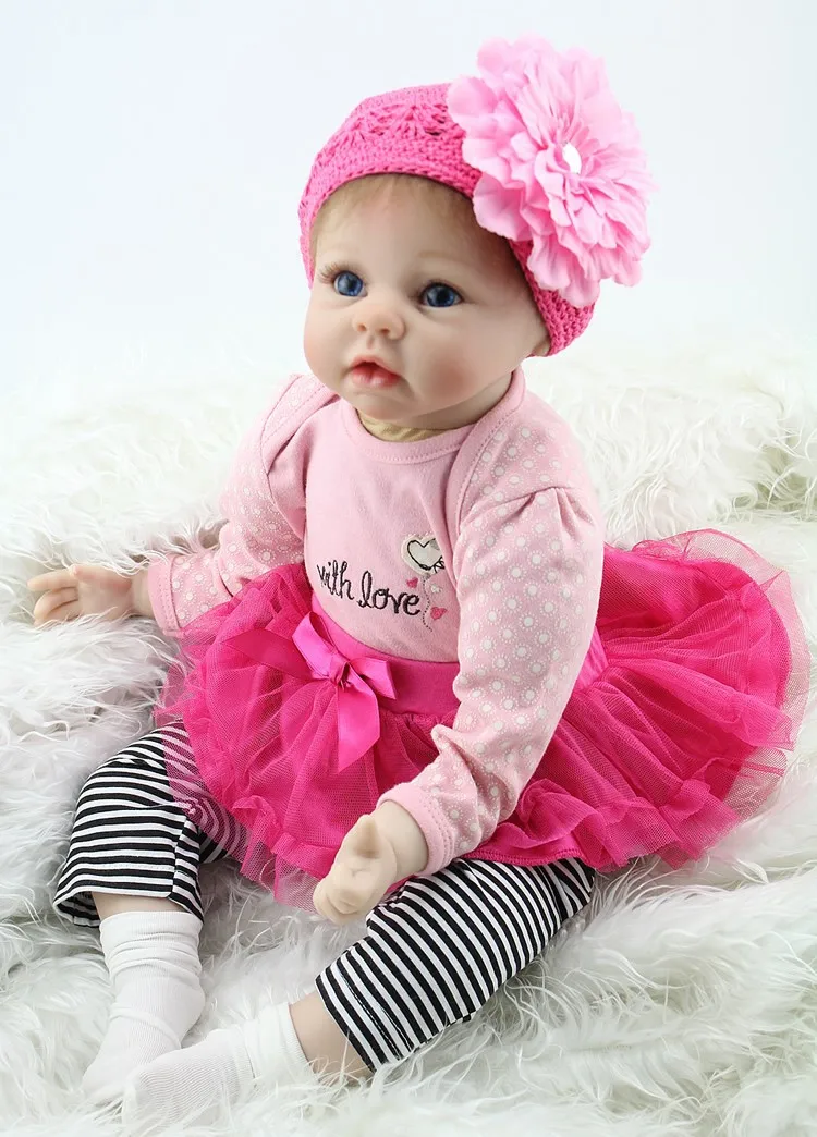 

NPK Silicone Reborn Baby Doll Toys Princess Toddler Babies Like Alive Bebe Girls Brinquedos Limited Collection Birthday Gift