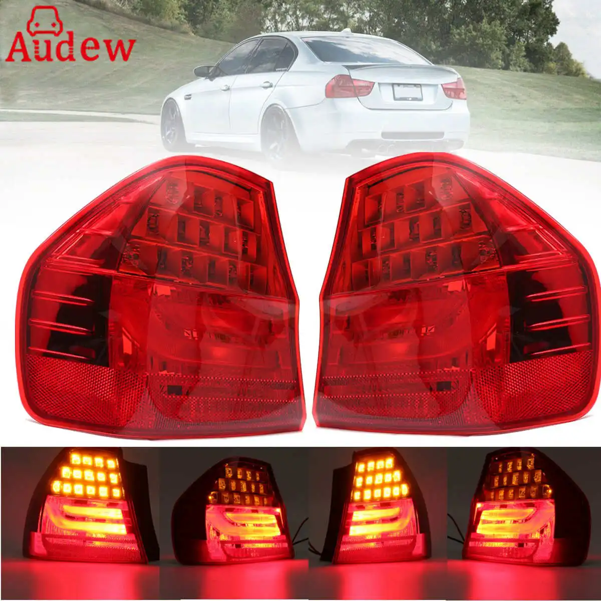 

1Pcs Car Rear Tail Turn Lihgt Broke Stop Lamp LED Light LEFT / RIGHT Side Light For BMW 3 SERIES E90 2008-2011