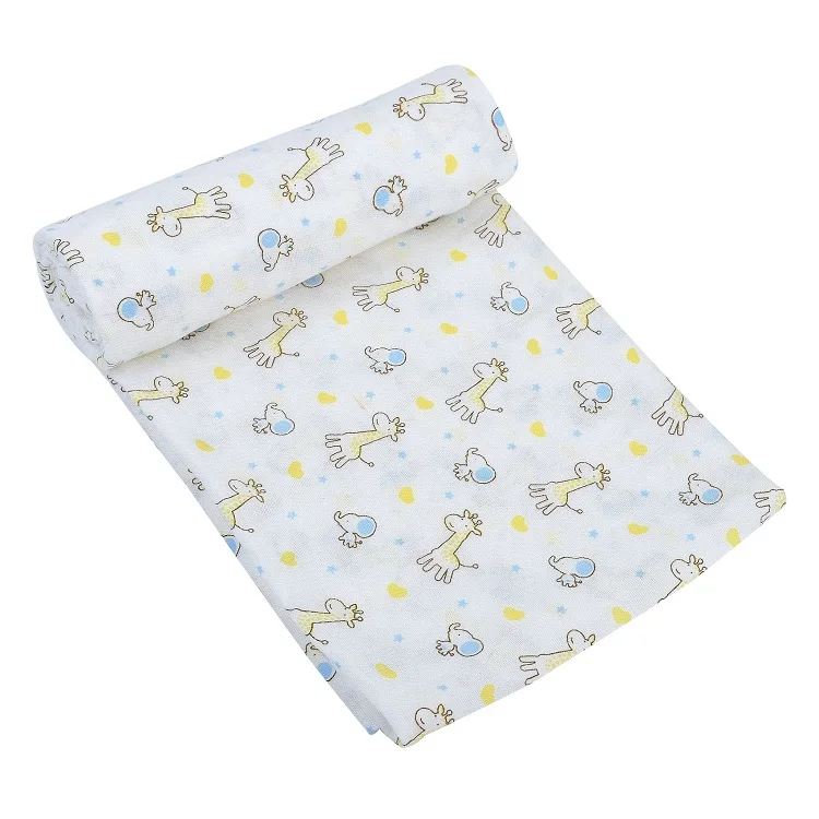 SX0008 EGMAOBABY, однослойное газовое одеяло из бамбукового волокна для новорожденных, 1 см, с широким краем, детское одеяло, 120X120 см - Цвет: SX0008