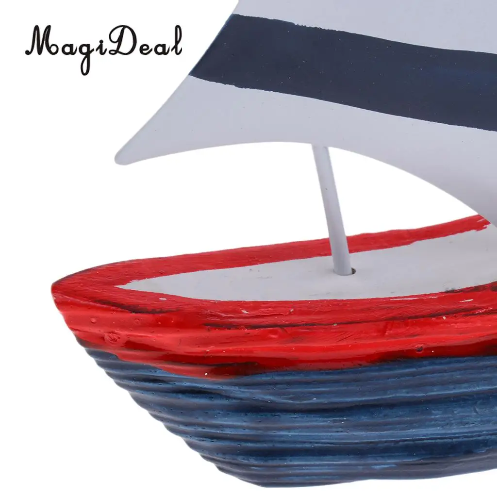 MagiDeal 5'' Nautical Wooden Handcrafted Ship Model Sailing Boat Tabletop Ornament for Kids Children Toy Great Gift 3Kinds