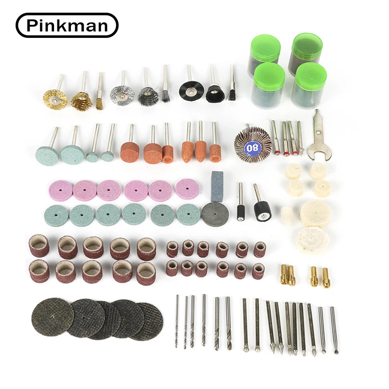 

161pcs Electric Mini Drill Bit Accessories Set Abrasive Tools Dremel Rotary Tool for Grinding Polishing