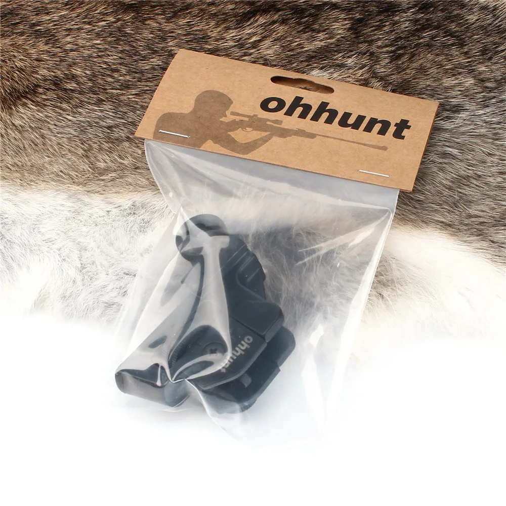 Ohhunt охотничий резервный Железный задний прицел съемный компактный с регулировкой полная Ветрозащита/высота тактического волоконно-оптического прицела