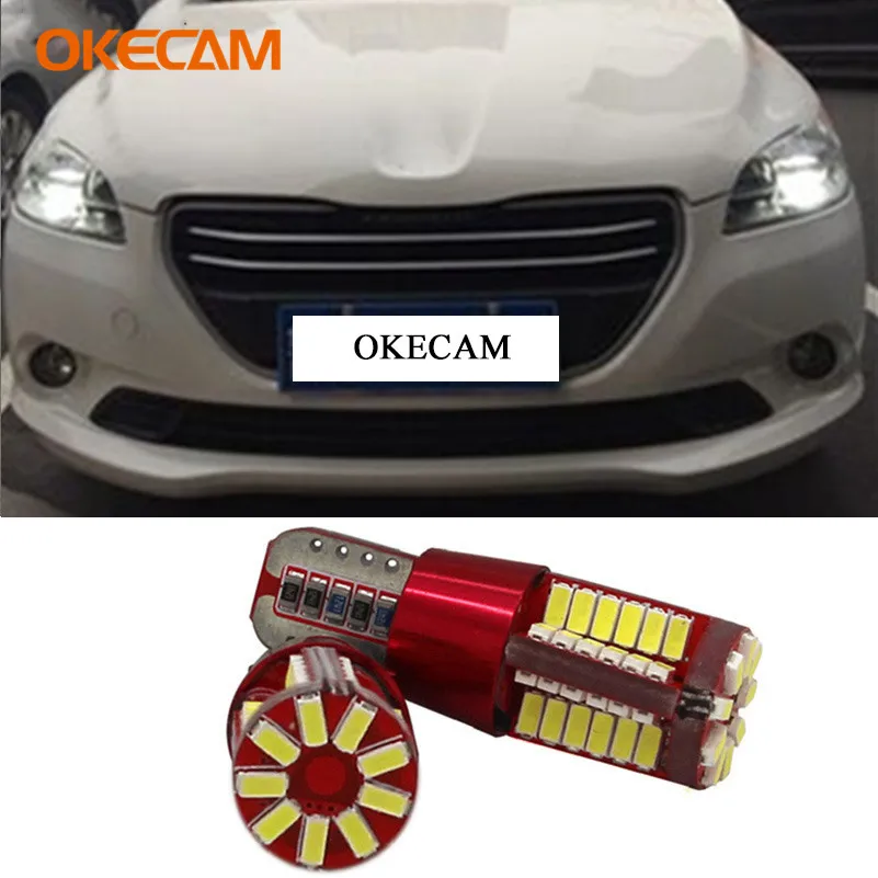 2x Canbus T10 Автомобильные парковочные огни габаритные для Peugeot 206 407 207 406 208 3008 2008 306 301