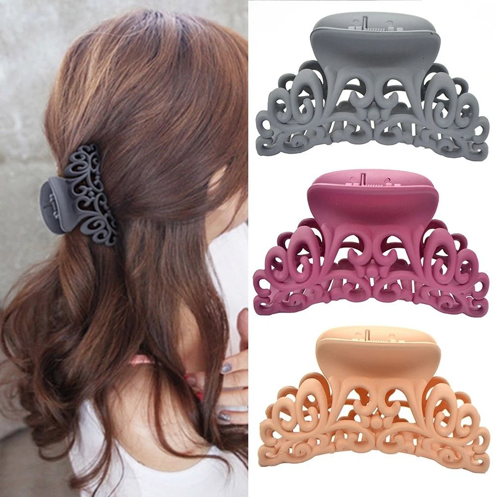 

1 pc Fashion Hot Sale Women Hair Clamps Hair Salon Hairdressing Styling Tools Hollow Out 6 Colors Portable
