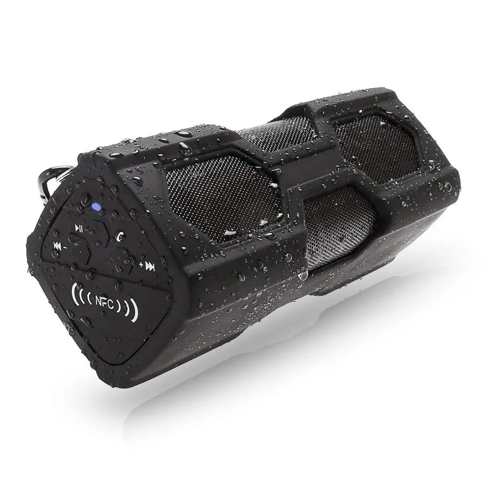 XIAOWU Waterproof Bluetooth Speaker NFC 3600mAh Power Bank Shockproof Stereo Wireless |