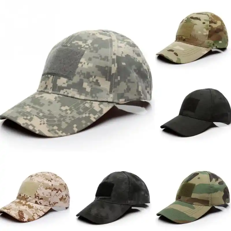 military hats with patches