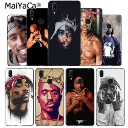 MaiYaCa 2Pac Тупак», «черный ТПУ чехол для телефона чехол для vivo v9 v7 Y83 x20 x20plus x21 плюс nex s Чехол coque