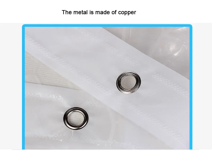 3D Waterproof Bath Curtain 9