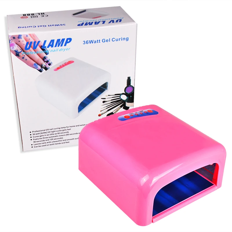 High Quality 36W UV Lamp 220V EU Plug Nail Lamp Professional Gel Nail Dryer Curing Light
