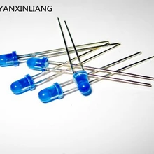 1000 шт 5 синий светодиод светоизлучающий синий рассеянный свет