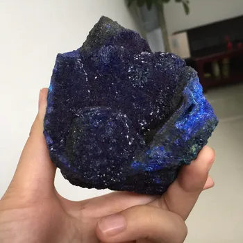

2019 Hot Sale Natural Azurite Ore 533g High Quality Bule Malachite Minerals Healing Chessylite Stone Home Decoration