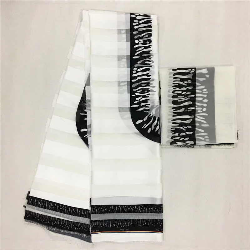

High quality digital printed wax design african satin fabric ribbon silk pattern satin silk fabric for white color party dress