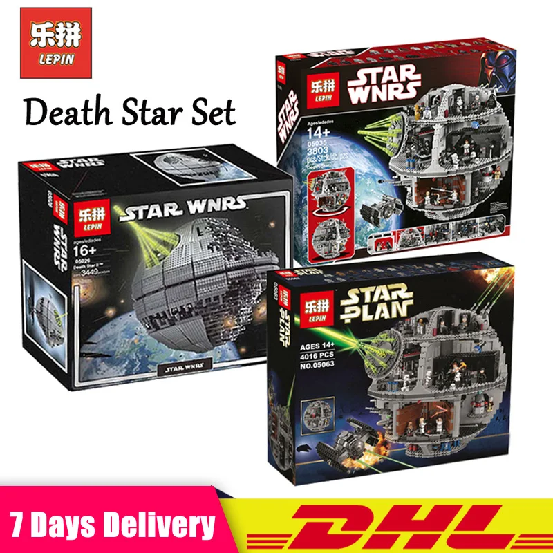 

Lepin Death Star 05026 05035 05063 Building Blocks Bricks Compatible Legoing10143 10188 75159 DIY Toys Kids Birthday Gifts