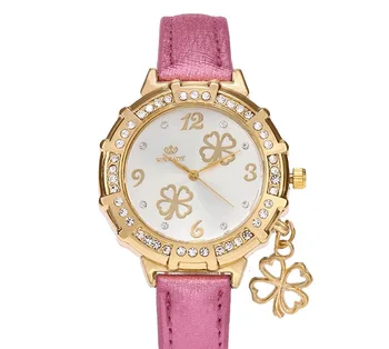 

2019 Aew Digital Flower Dial Leather Strap Casual Fashion Exquisite Precision High-end Women's Quartz watch