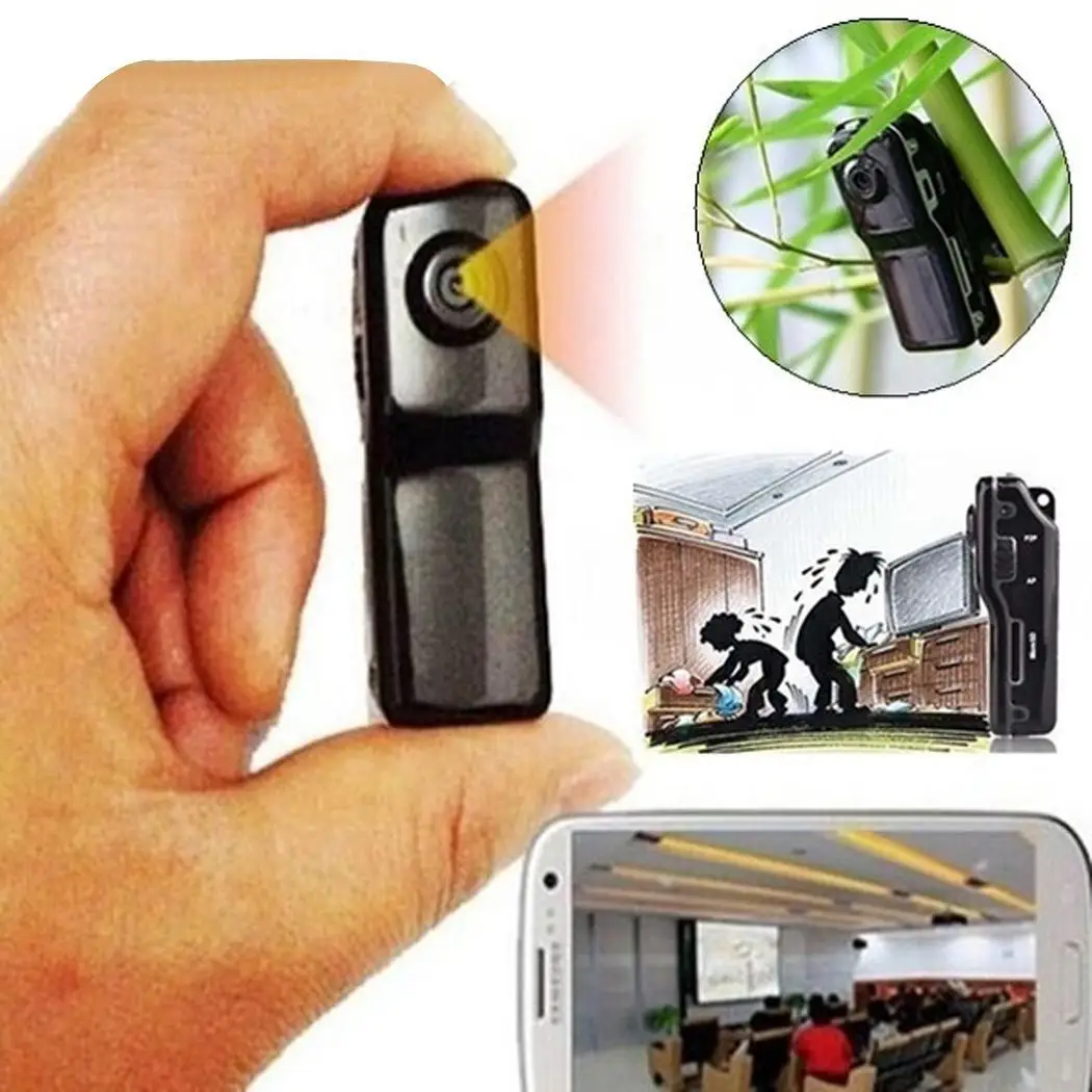 

HD MD80 Digital Mini Camera Outdoor Sports Thumb Recorder Support TF Card Recording Camcorder Mini DV DVR Video Recorder