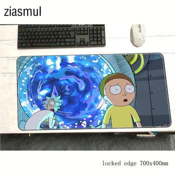 

rick and morty mouse pad 700x400x2mm mats HD pattern Computer mouse mat gaming accessories 3d mousepad keyboard games pc gamer
