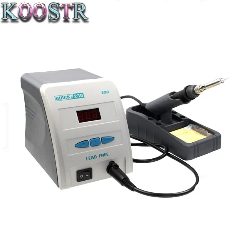 

QUICK236 Soldering Station Temperature Control Lead-free Soldering Station For Phone Computer Game Player Soldering Repair