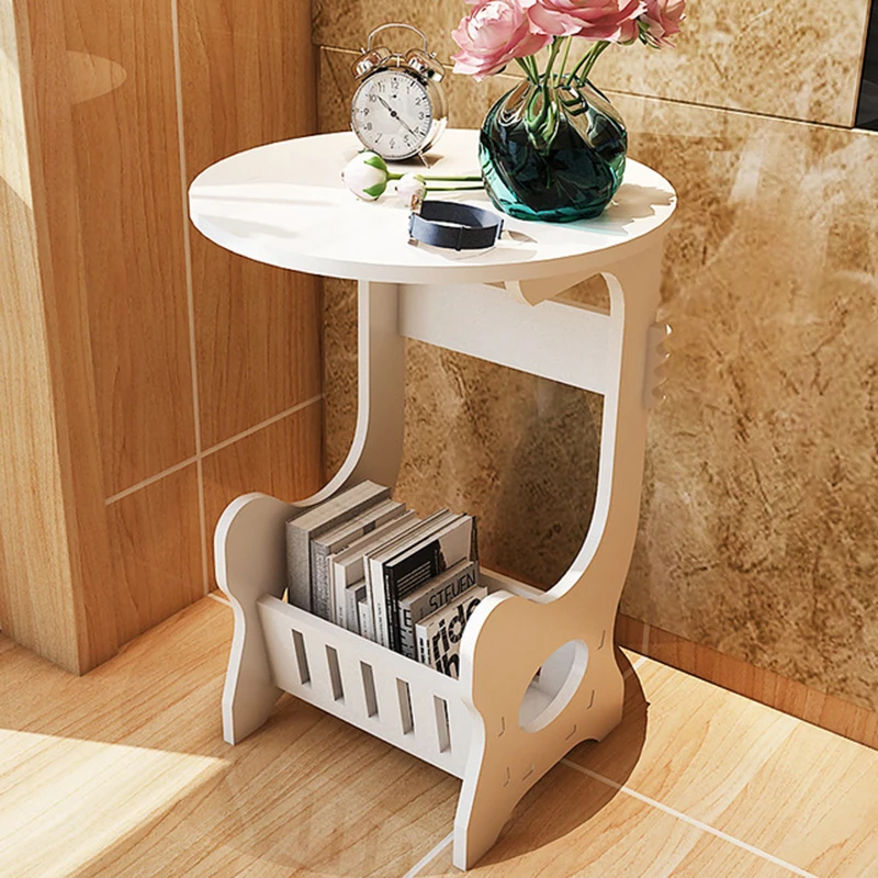 Simple Coffee Table Wooden Side Tables Book Magazine Storage Shelf Floor Living Room Saving Space Creative Mini Size End Table Simple Coffee Table Wooden Side Tables Book Magazine Storage Shelf Floor Living Room Saving Space Creative Mini Size End Table