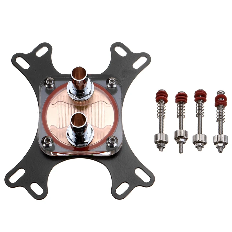 

New CPU Water Cooling Block Waterblock 50mm Copper Base Cool Inner Channel High quality Computer water Cooling Cooler For CPU