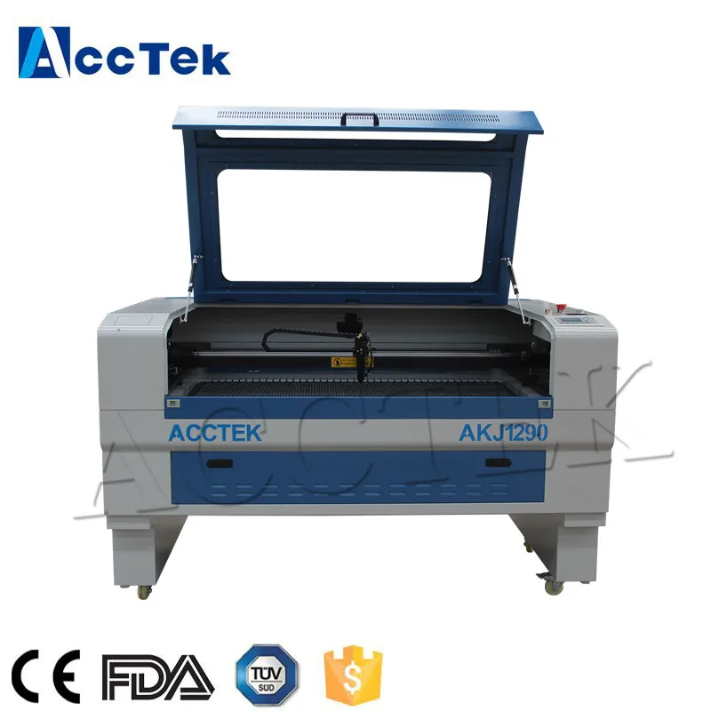 

Jinan 1200*900mm split type cnc laser engraving cutting machine 60w co2 laser engraver 1290 for sale