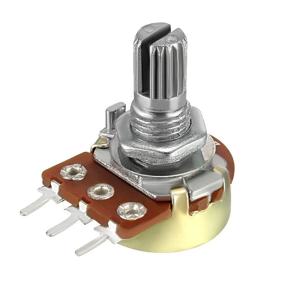 WH148 B1K B2K B5K B10K B20K B50K B100K B500K 3Pin 15 мм усилитель вала Dual Stereo потенциометры 1 K 2 K 5 K 10 K 50 K 100 K 500 K