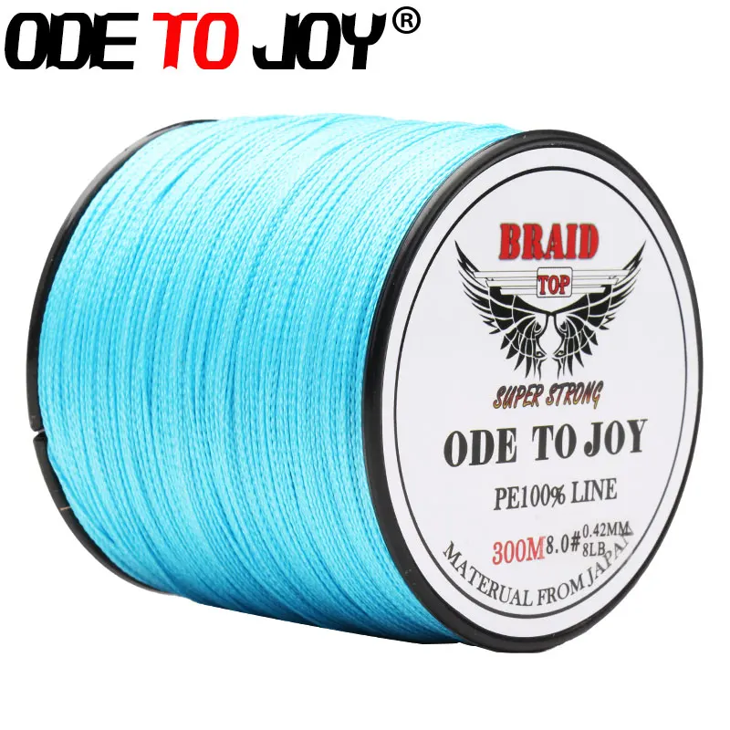 ODETOJOY Super Strong 4 strand 300M PE braid Fishing Lines