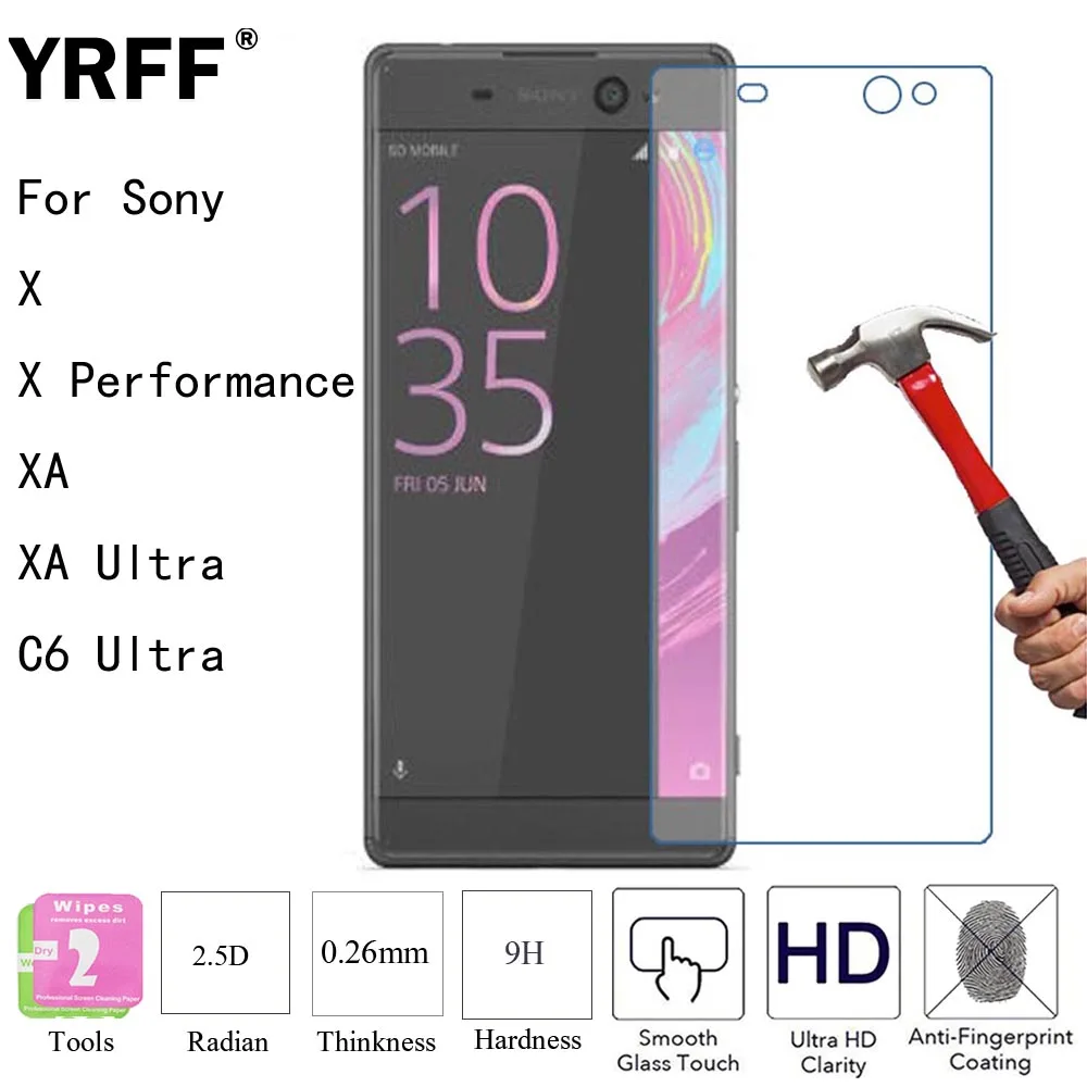 Защитная пленка из закаленного стекла премиум-класса 2.5D 0 26 мм для Sony Xperia X Performance XA